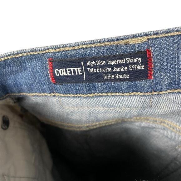 True Religion Colette High Rise Tapered Skinny Jeans size 24 - Picture 9 of 9